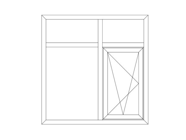 110-series-casement-window-with-a-fly-screen-thermal-break_1 110 Series casement window tilt & swing with fly screen(thermal break)